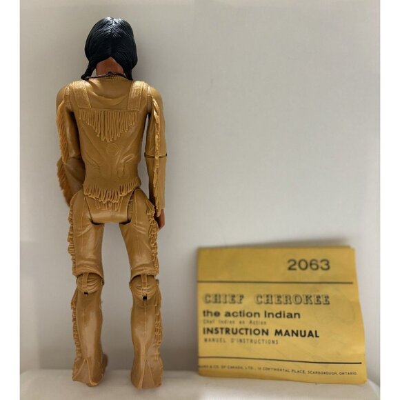 60s Vintage Marx Johnny West Indian Chief W/ Accessories & certification ! Rare - Picture 2 of 10